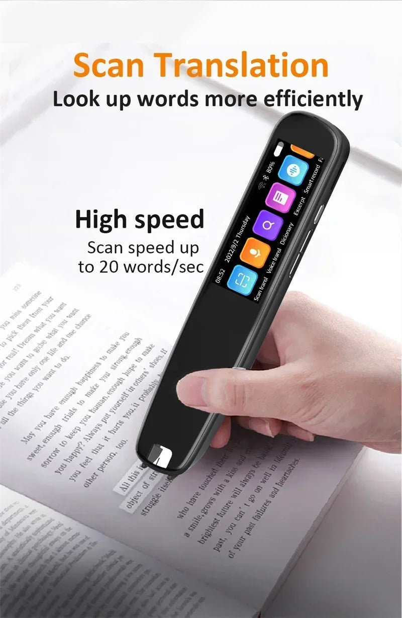 GeniusPenAI AI Translation Pen — 142 Languages | Offline Mode | Travel Translator