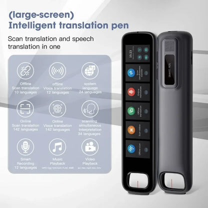 GeniusPenAI AI Translation Pen — 142 Languages | Offline Mode | Travel Translator