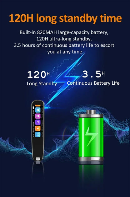 GeniusPenAI AI Translation Pen — 142 Languages | Offline Mode | Travel Translator